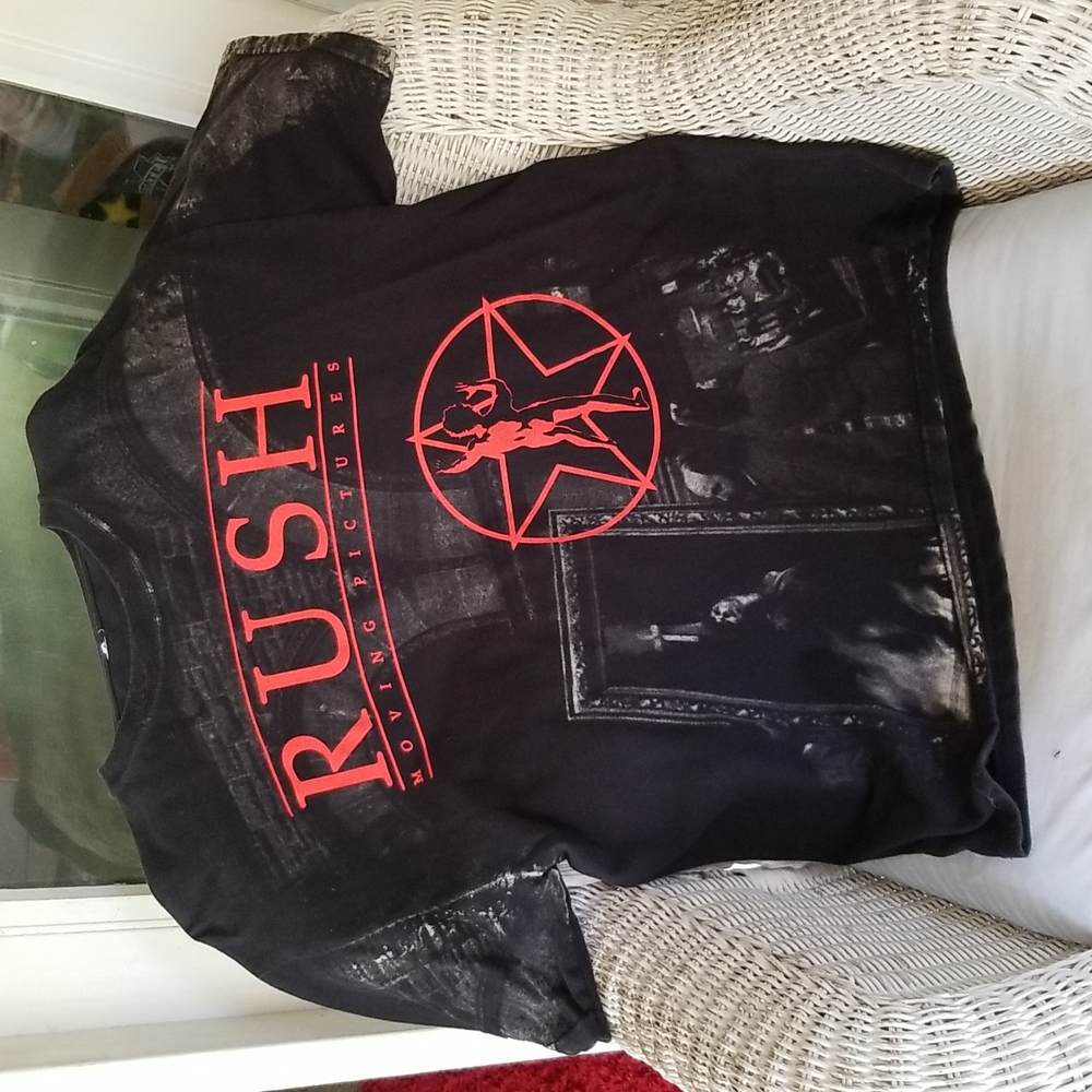 Genuine Rush Concert T shirt Moving Pictures Design
